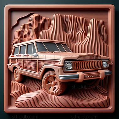 3D мадэль Jeep Wagoneer (STL)